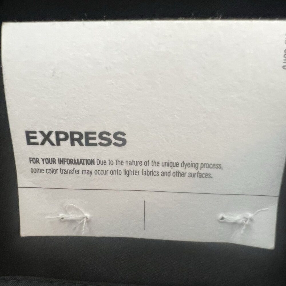 Express Women's Size 6 Wide Leg Dress Pants Black High Rise Zipper New - Picture 11 of 13